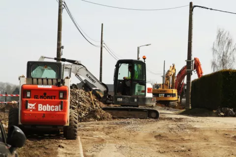 Yvoir - Travaux de voirie