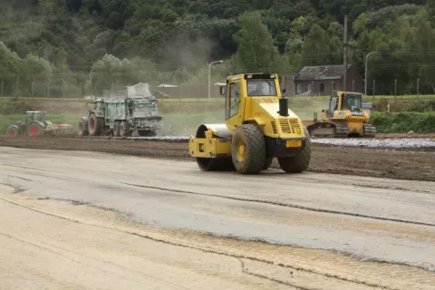 Floreffe - Travaux de terrassement et stabilisation