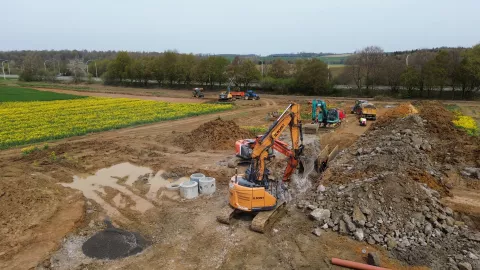 Ciney-Hamois: la force de notre Groupe accélère un chantier colossal