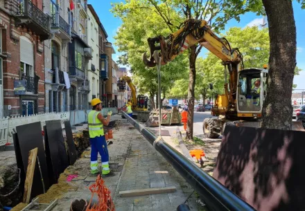 Tournai - Remplacement de conduites et de câbles au centre de Tournai