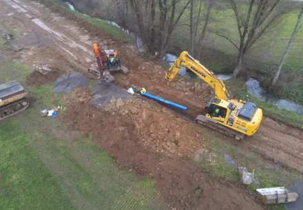 Flavion - Autoroute de l'eau pour l'INASEP en province de Namur