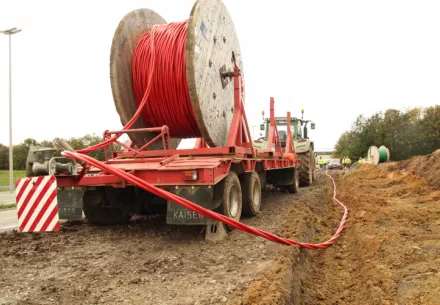 Jemeppe-sur-Sambre - Voiries et raccordements pour un parc d'éoliennes à Spy