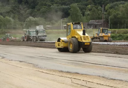 Floreffe - Travaux de terrassement et stabilisation