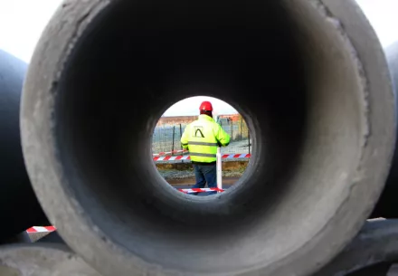 Mettet - Raccordement de conduites d'eau